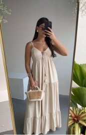 VESTIDO CECILIA DUNA AMARRA��O