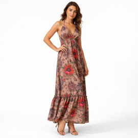 Vestido Mira Estilo Indiano com Eleg�ncia Atemporal