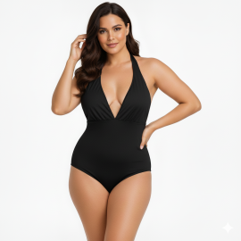 Body Plus Size Geli com Bojo Feminino Modelador Elegante Confort�vel