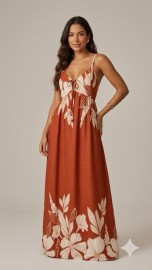 VESTIDO ANY  ESTAMPAS ANIMAL PRINT E FLORAL  TECIDO VISCOSE SARJADO