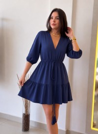 VESTIDO STEFANY VISCOSE SARJADO
