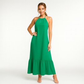 Vestido Longo Duna | Forrado, Bojo Estruturado